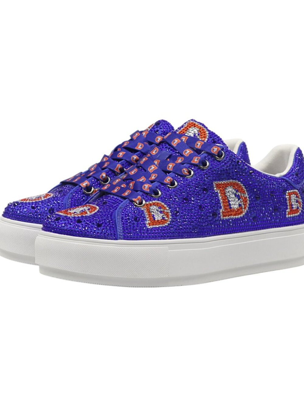 DENVER BRONCOS Crytal Team Colored Sneaker